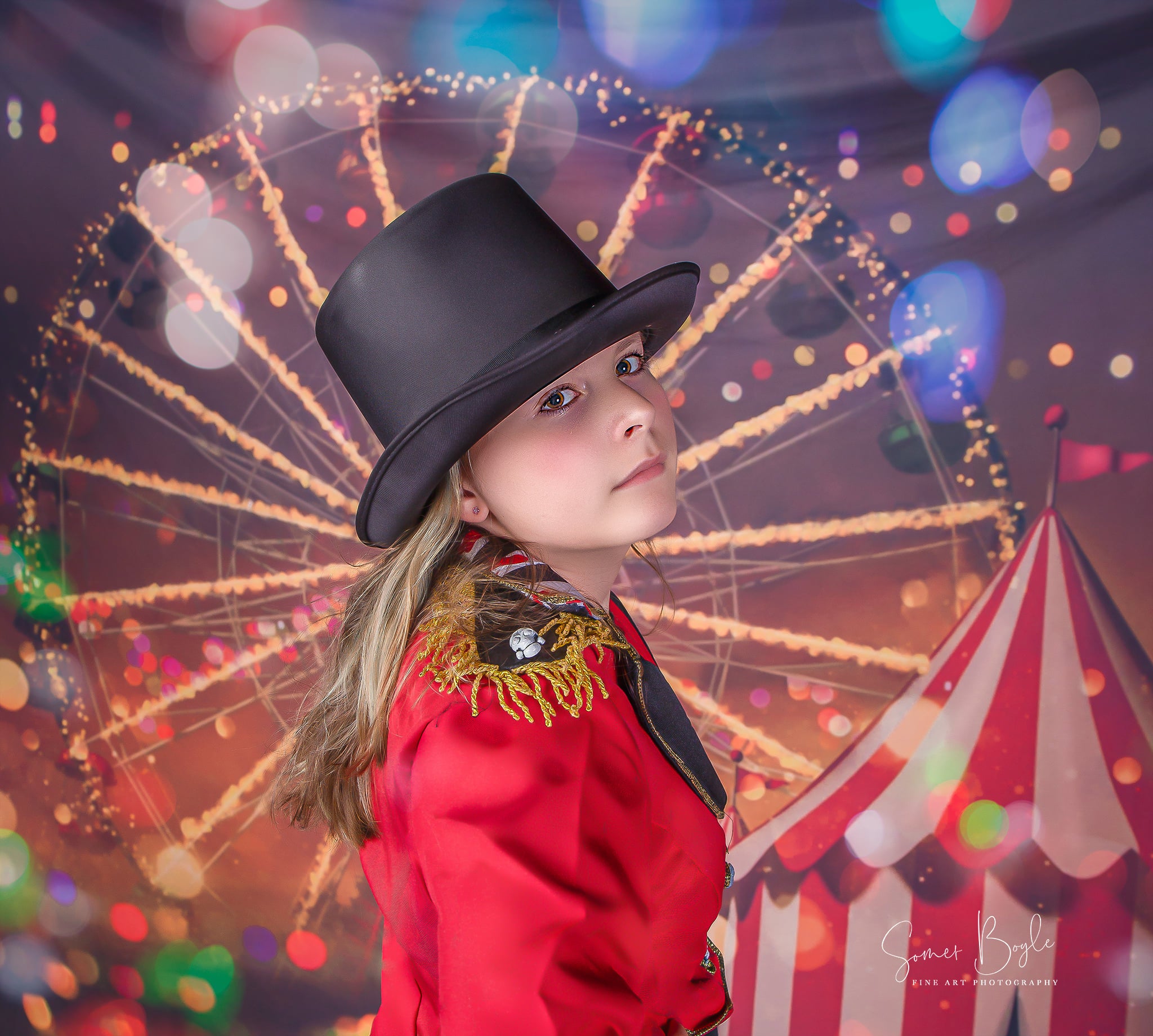 Avezano Circus Scene Backdrop For Photography-AVEZANO